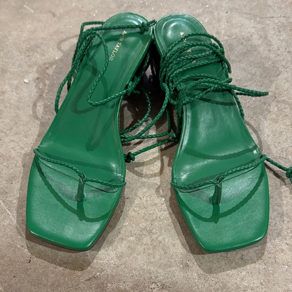 Ann Taylor Shoes - 🦄🦄 ANN TAYLOR Emerald Green Strappy Sandals